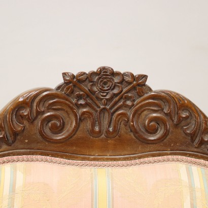 Sessel Louis Philippe Nussholz Italien XIX Jhd