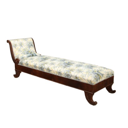 Daybed Restoration Walnut Italy XIX Century