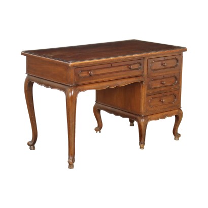 Bureau Style Baroque Bois Italie XXe Siècle