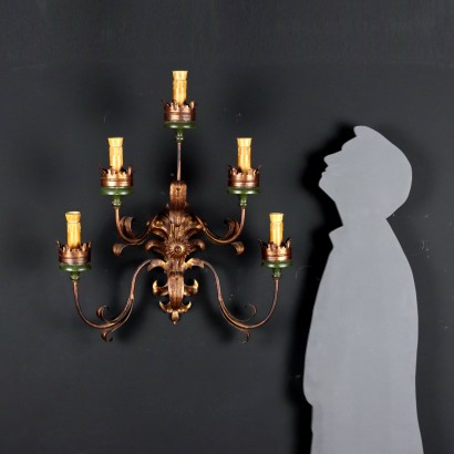 Wall Lamp Metal Italy XX Century