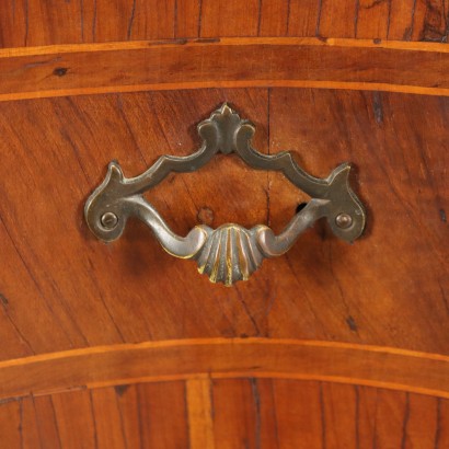 Chest of Drawers Baroque Walnut Italy XVIII Century