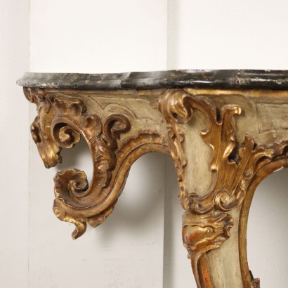 Console Baroque Pinewood Italy XVIII Century