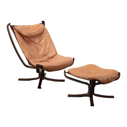 Fauteuil Poltrona Frau Viking Cuir Italie Années 1980