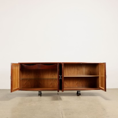 Sideboard S. Mazza Attr. Exotisches Holz Italien 1960er