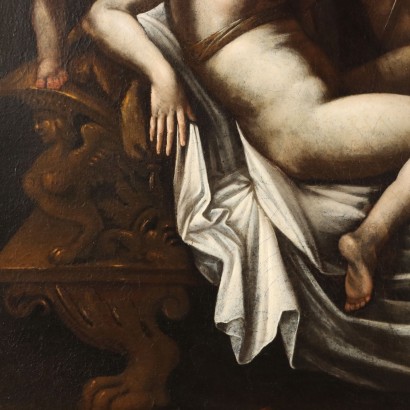 Painted with Mythological Scene, Cupid and Psyche