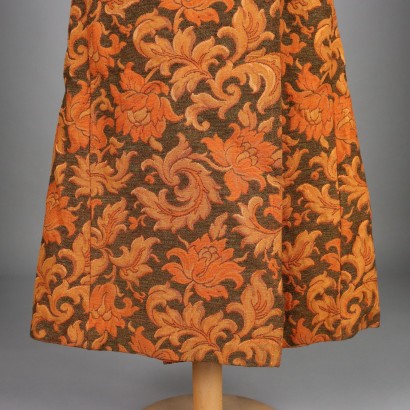 Vintage Floral Coat Cotton Size 4/6 United Kingdom 1960s-1970s