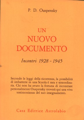 Un nuovo documento