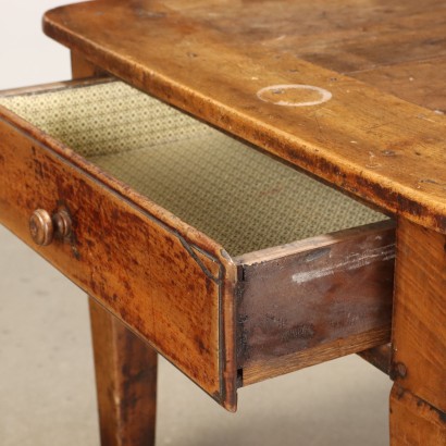 Table Directoire Noyer Italie XVIIIe-XIXe Siècle