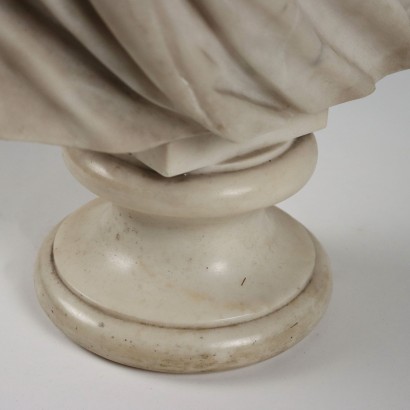 A. Della Bitta Sculpture White Marble Italy 1879