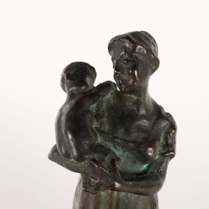 A. Bezzola Sculpture en Bronze Italie XIXe-XXe Siècle