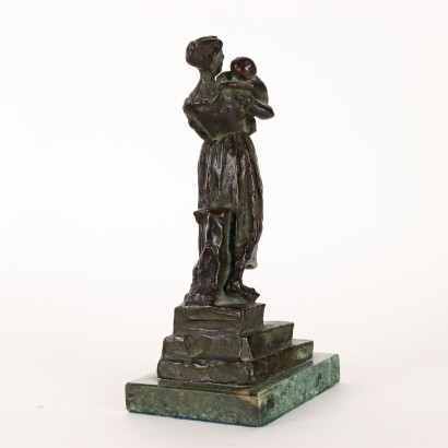 A. Bezzola Sculpture en Bronze Italie XIXe-XXe Siècle