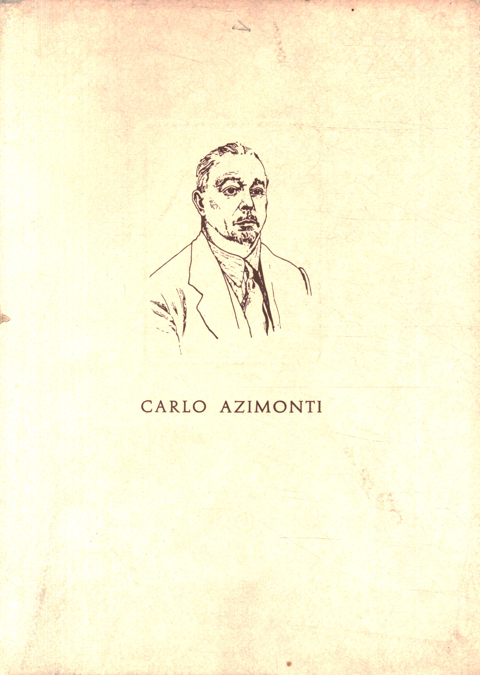 Carlo Azimonti. Der Mann ist l0apos