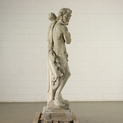 Hercule Sculpture Baroque Pierre Italie XVIIIe Siècle