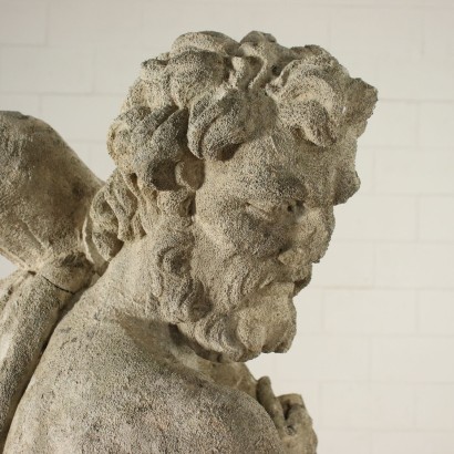 Hercule Sculpture Baroque Pierre Italie XVIIIe Siècle