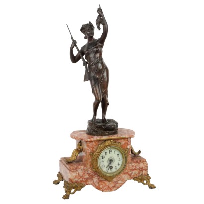 Countertop Clock Marble France XIX-XX Century