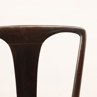 Groupe de 6 Chaises Hêtre Italie Années 1950-1960