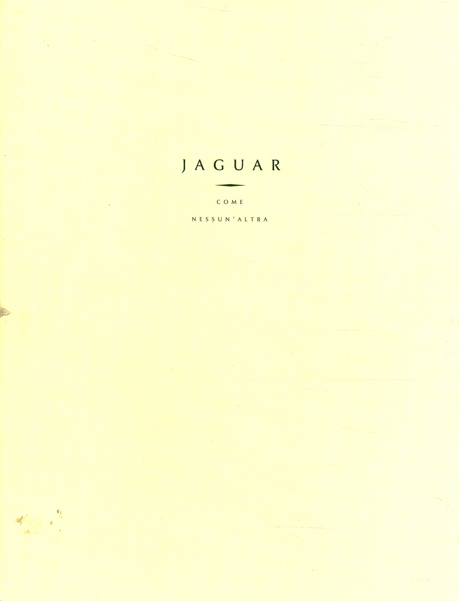 Jaguar. Come nessun'altra