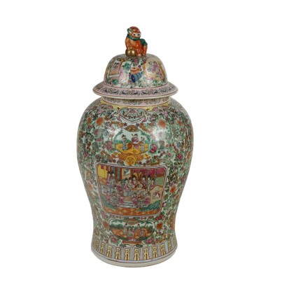 Baluster Vase Porcelain China XX Century