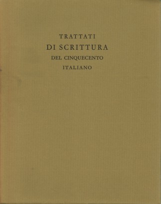 Trattati di scrittura del Cinquecento italiano