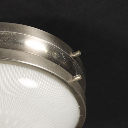 Paar Lampen Artemide Sigma Glas Italien 1960er