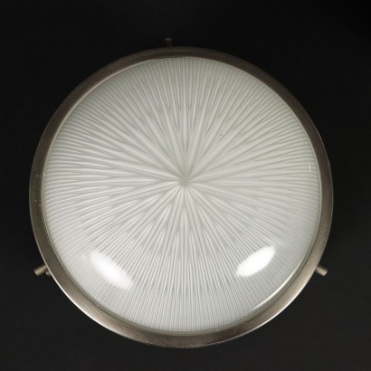 Paire de Lampes Artemide Sigma Verre Italie Années 1960