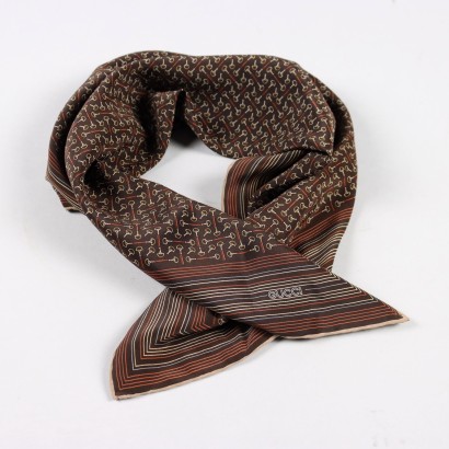 Foulard Gucci Vintage Soie Italie