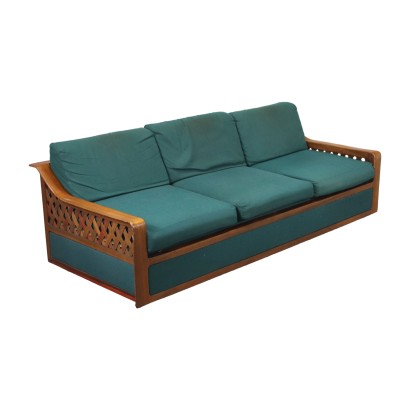 Sofa Teak Italien 1960er