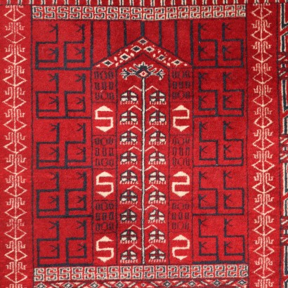 Antiquitäten, Teppich, Antiquitätenteppich, Antikteppich, Antikteppich, Neoklassizistischer Teppich, 900er Teppich, Bukhara-Teppich - Pakistan