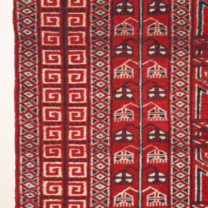 Antiquitäten, Teppich, Antiquitätenteppich, Antikteppich, Antikteppich, Neoklassizistischer Teppich, 900er Teppich, Bukhara-Teppich - Pakistan