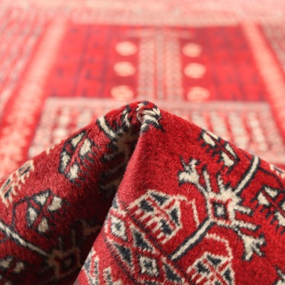Antiquitäten, Teppich, Antiquitätenteppich, Antikteppich, Antikteppich, Neoklassizistischer Teppich, 900er Teppich, Bukhara-Teppich - Pakistan