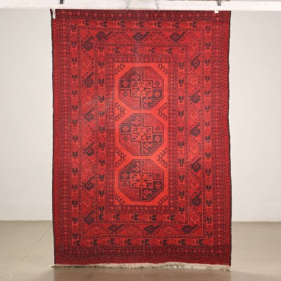 Tapis Bukhara Laine Noeud Fin Afghanistan