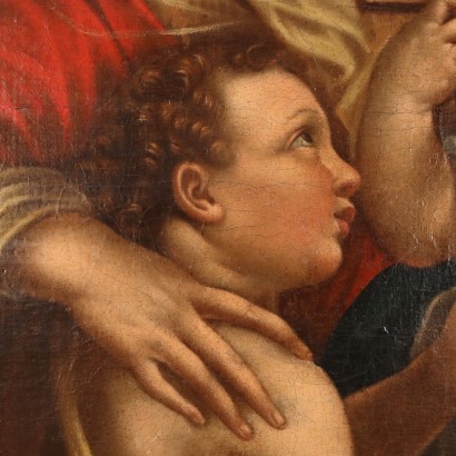 arte, arte italiana, pittura antica italiana,Dipinto con Madonna con Bambino San Gi,Madonna con Bambino San Giovannino e ,Madonna con Bambino San Giovannino e ,Madonna con Bambino San Giovannino e