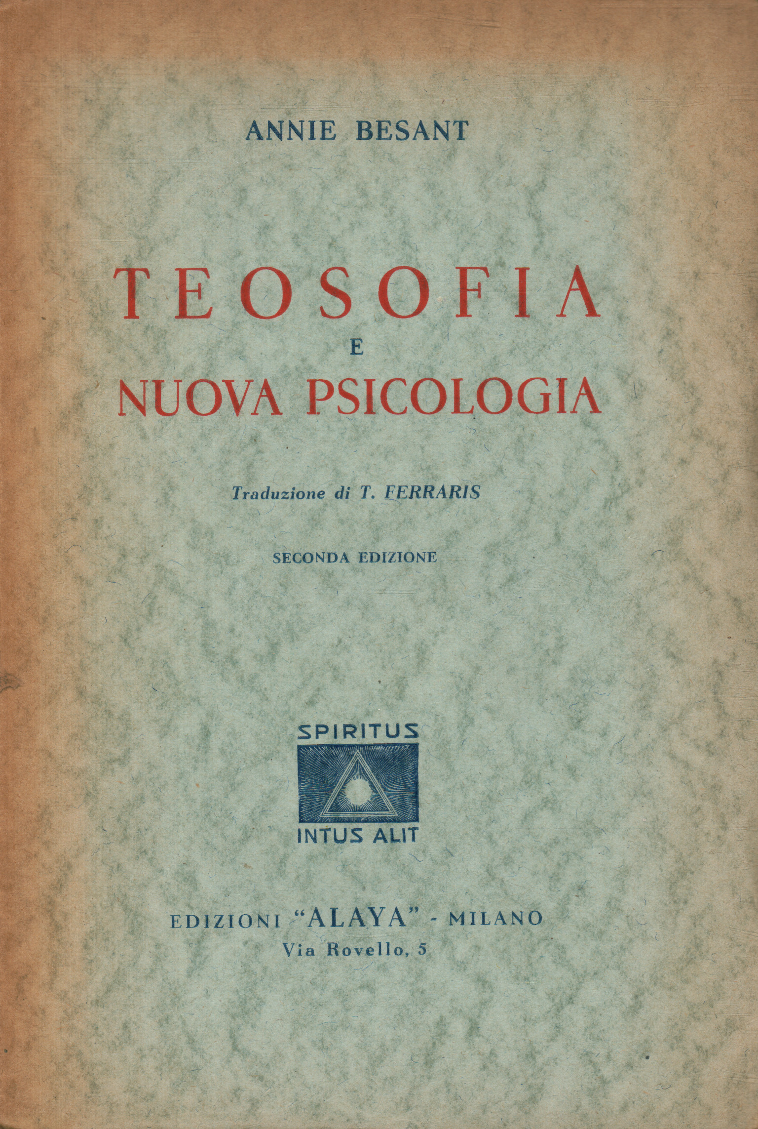 Teosofia e nuova psicologia