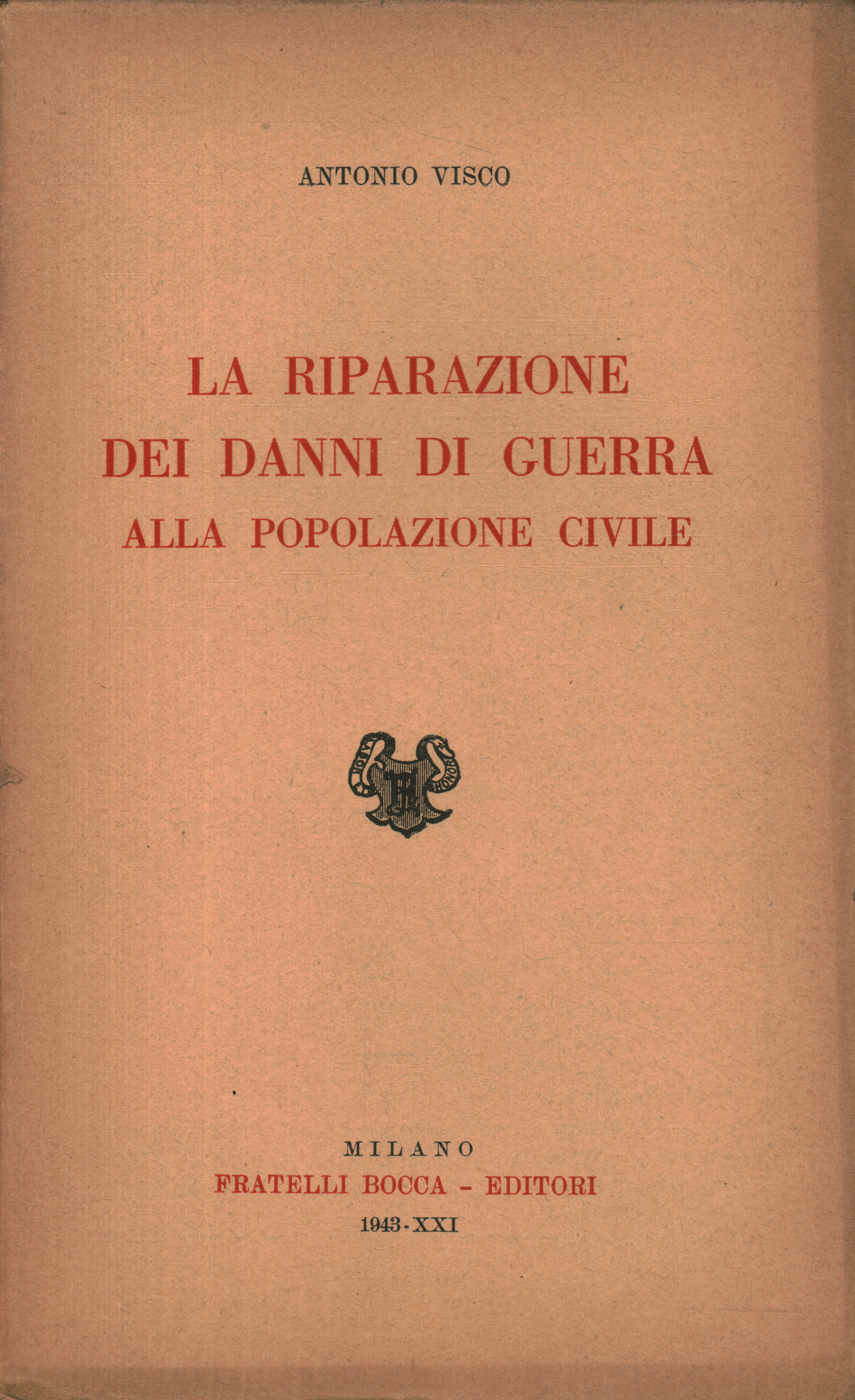 La riparazione dei danni di guerra all