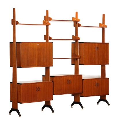 Bücherregal Teak Italien 1960er