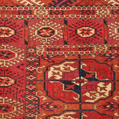 Tapis Bukhara Laine Noedu Fin Turkmenistan