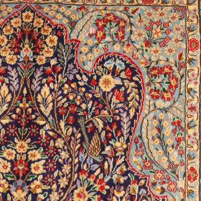 Kerman Carpet Wool Big Knot Iran