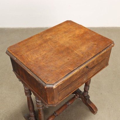 Working Table Louis Philippe Walnut Italy XIX Century