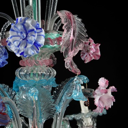 Chandelier Murano Glass Italy XX Century