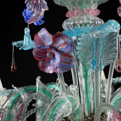 Chandelier Murano Glass Italy XX Century