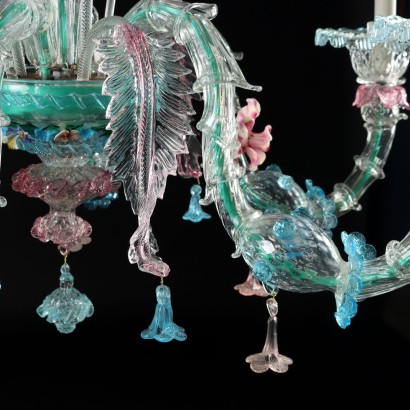 Chandelier Murano Glass Italy XX Century