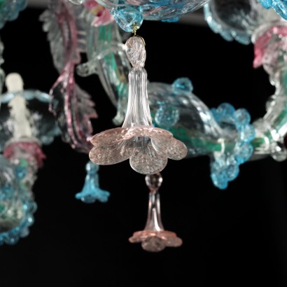 Chandelier Murano Glass Italy XX Century