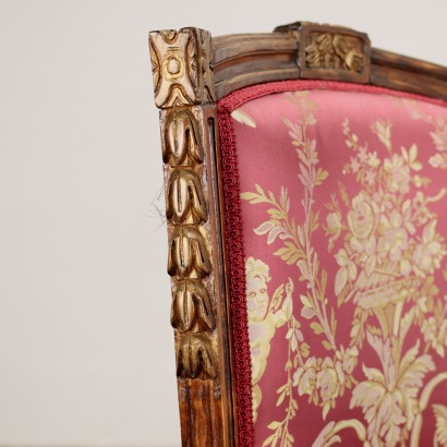 Sessel im Neoklassischen Stil Buchenholz Italien XX Jhd