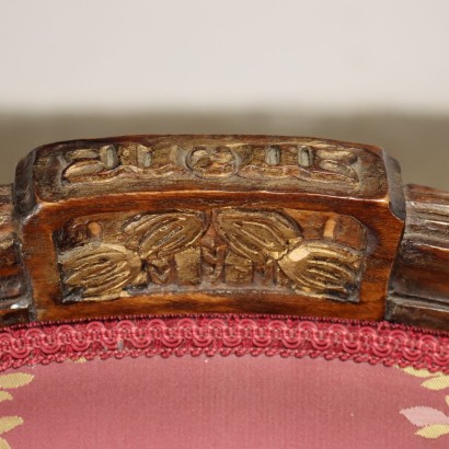 Sessel im Neoklassischen Stil Buchenholz Italien XX Jhd