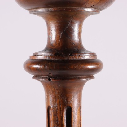 Candelabra Elm Wood Italy XIX Century