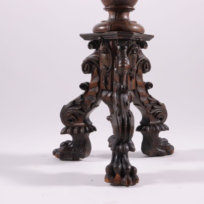 Candelabra Elm Wood Italy XIX Century