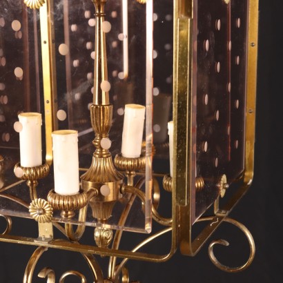 Chandelier Brass Italy XX Century