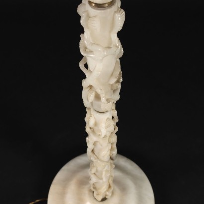 Floor Lamp Art Déco Alabaster Italy 1930s-1940s