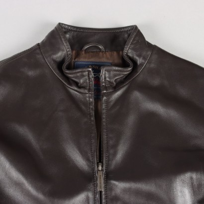 Paul & Shark Jacket Leather Size 26 Italy