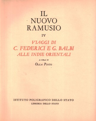 Viaggi di C. Federici e G. Baldi alle Indie Orientali